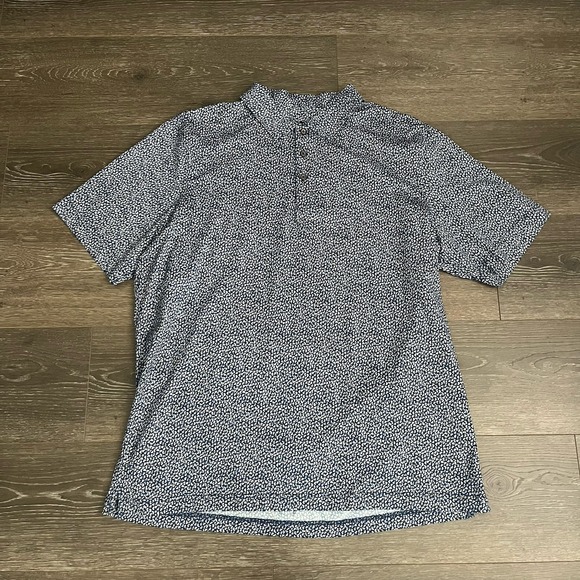 Bugatchi OoohCotton‎ Tech 8 Way Stretch Polo Shirt Men's Short Sleeve Golf NWT